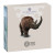 Woolly Rhinoceros 2024 UK 50p Silver Proof Colour Coin - in full packaging