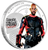 Deadshot 2019 1oz Silver Proof Coin - Suicide Squad - angle view - reverse