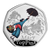 Mary Poppins 2025 UK 50p Silver Proof Colour Coin Mary Poppins 2025 UK 50p Silver Proof Colour Coin