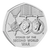 Stories of The Second World War 2025 UK 50p Brilliant Uncirculated Coin - reverse angle Stories of The Second World War 2025 UK 50p Brilliant Uncirculated Coin - reverse angle