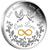 2020 One Love 1oz Silver Proof Coin - reverse angle view 2020 One Love 1oz Silver Proof Coin - reverse angle view