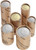 2025 Coin Roll Set - Premium - coin rolls group standing without seal