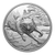 2025 $20 Ultra-High Relief Fine Silver Coin - Great Hunters: Grey Wolf - reverse