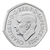Zog 2025 UK 50p Brilliant Uncirculated Coin - obverse angle Zog 2025 UK 50p Brilliant Uncirculated Coin - obverse angle