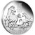 Australian Lunar Series III 2026 Year of the Horse 1oz Silver Trio - silver reverse