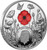 Red Poppy 2026 $5 Window 2oz Silver Proof Coin - obverse