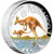 Australian Kangaroo 2026 1oz Silver Proof High Relief Coloured Coin - reverse angle