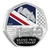 100 Years of the British Grand Prix 2026 UK 50p Silver Proof Piedfort Colour Coin - reverse angle