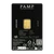Fender® 80thAnniversary 1g Gold Bar - packaging back