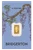 Bridgerton 1g Gold Minted Bar - coin in card front