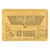 40 Years of Top Gun 2026 1g Gold Rectangular Coin in Card - reverse