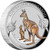 Australian Kangaroo 2020 1oz Silver Coloured High Relief Coin - reverse Australian Kangaroo 2020 1oz Silver Coloured High Relief Coin - reverse