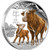 Australian Lunar Series III 2021 Year of the Ox 1oz Silver Proof Coloured Coin - reverse Australian Lunar Series III 2021 Year of the Ox 1oz Silver Proof Coloured Coin - reverse