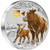 2021 Year of the Ox 1 Kilo Silver Coin with Gold Privy Mark - reverse 2021 Year of the Ox 1 Kilo Silver Coin with Gold Privy Mark - reverse