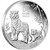 Australian Lunar Series III 2022 Year of the Tiger 1oz Silver Trio - proof silver reverse