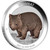 Wombat 2022 1oz Silver Coloured Coin in Card - reverse