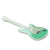 Fender® 1oz Stratocaster® Shaped Coin in Surf Green - reverse angle view Fender® 1oz Stratocaster® Shaped Coin in Surf Green - reverse angle view