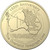2022 $1 AlBr uncirculated coin - 150th anniversary of Australian Overland Telegraph Line - reverse