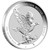 Australian Wedge-tailed Eagle 2023 1oz Silver Bullion Coin - reverse angle view Australian Wedge-tailed Eagle 2023 1oz Silver Bullion Coin - reverse angle view