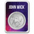 John Wick 1oz Silver Continental Coin in TEP  - coin reverse in TEP packaging