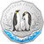 Australian Antarctic Territory Series - 2023 50c CuNi Coloured Uncirculated Coin - Australian Antarctic Territory - Emperor Penguin - reverse Australian Antarctic Territory Series - 2023 50c CuNi Coloured Uncirculated Coin - Australian Antarctic Territory - Emperor Penguin - reverse