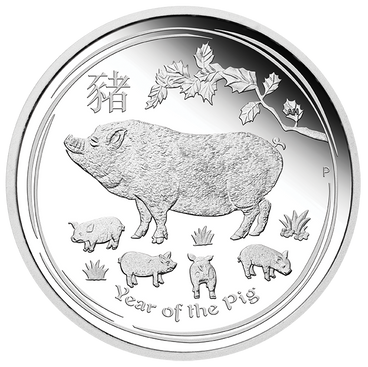 2019 Year of the Pig 1oz silver proof coin - now available on The Coin Company website!