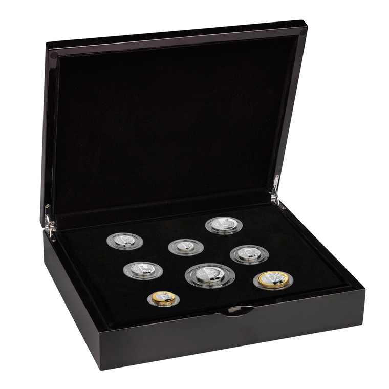 King Charles III Definitives 2023 UK Silver Proof Coin Set - i presentation box