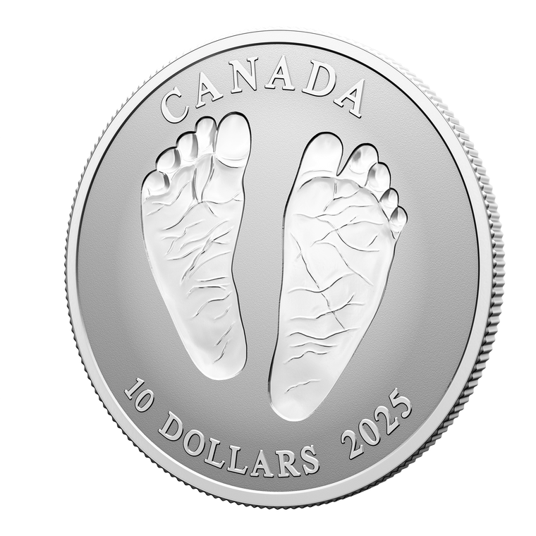 2025 $10 Fine Silver Coin - Welcome to the World! - reverse
