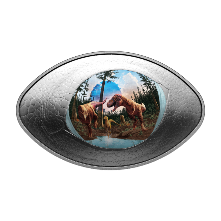 2025 $20 Fine Silver Coin - Dinosaur Eye - reverse