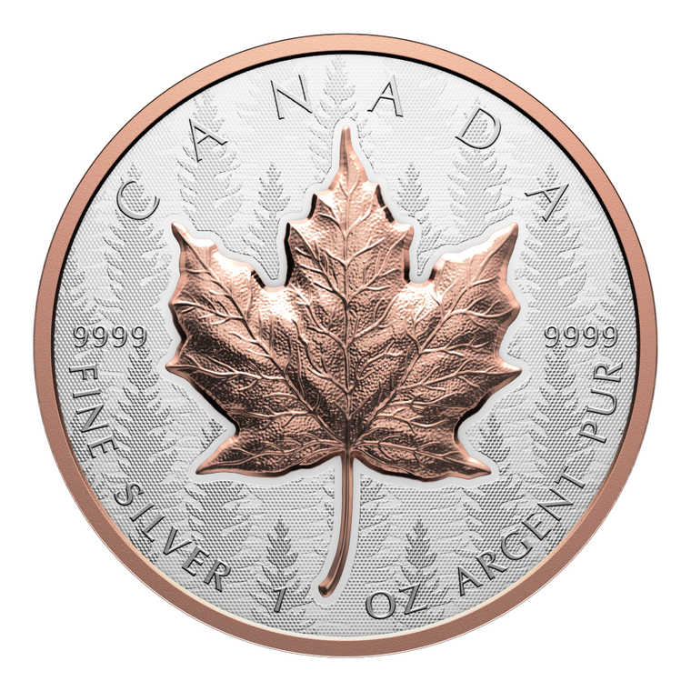 2025 $20 Fine Silver Coin Ultra High Relief 1oz Silver Maple Leaf - reverse