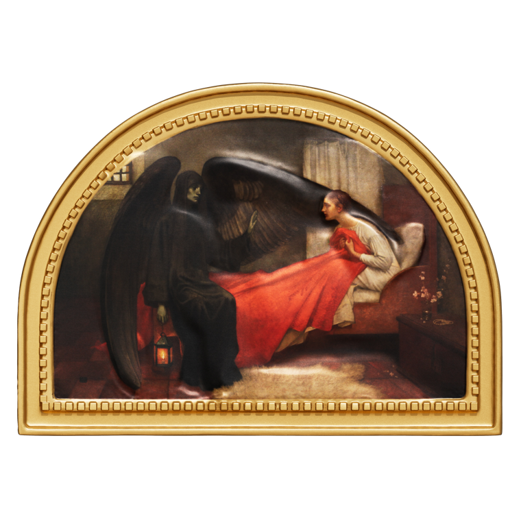 2025 Art of Death - Death and the Maiden 1oz Silver Coin - reverse 2025 Art of Death - Death and the Maiden 1oz Silver Coin - reverse