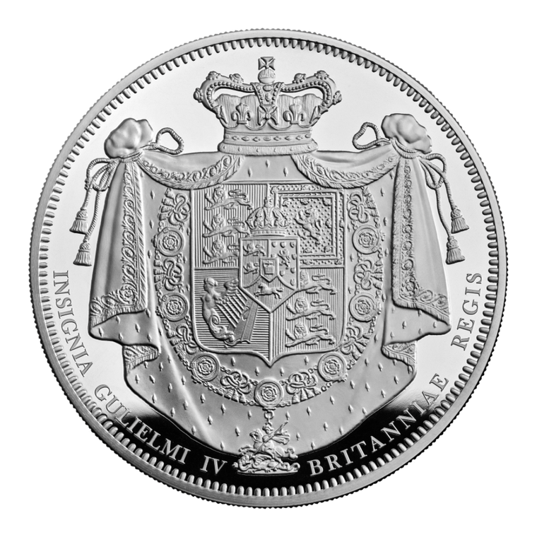 William IV 1831 Crown 2026 UK 2oz Silver Proof Coin - reverse