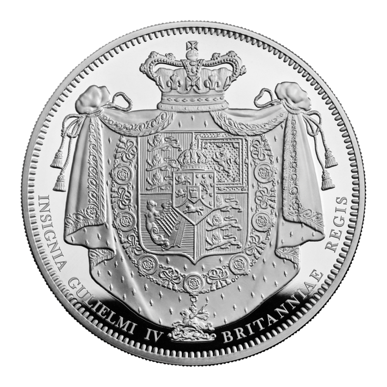 William IV 1831 Crown 2026 UK 5oz Silver Proof Coin - reverse