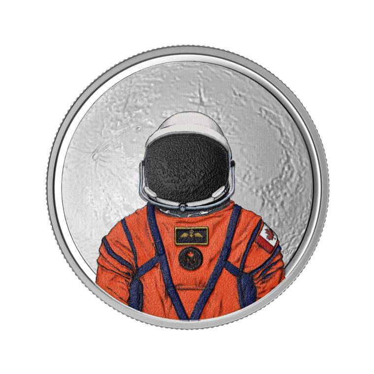 2026 $20 Fine Silver Coin - Moon Mission - reverse