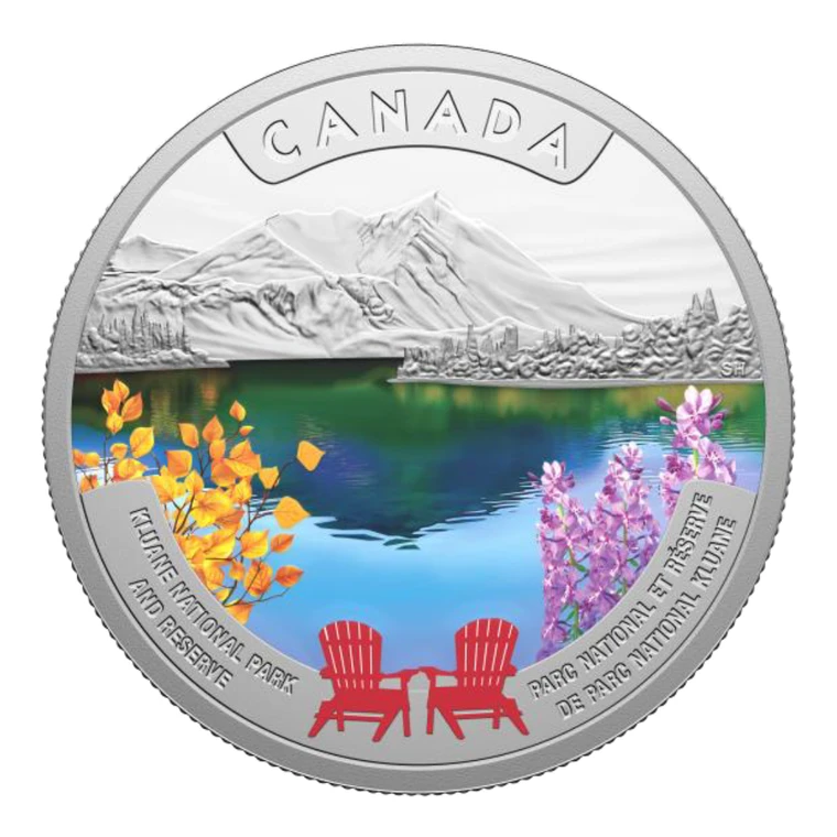 2026 $20 Fine Silver Coin - Canada's National Parks: Kluane National Park and Reserve - reverse