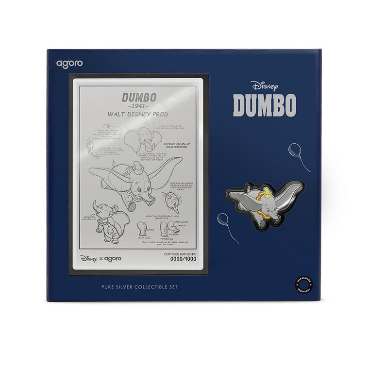DISNEY - Dumbo Foil and Collectible Set - presentation front