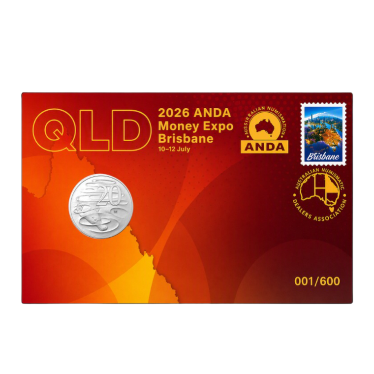 Brisbane Money Expo ANDA State Series - 2026 20c QLD Privy PNC