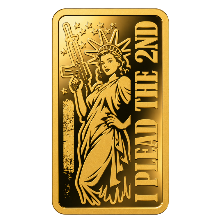2026 Liberia I Plead the 2nd 1/200oz Gold Coin - reverse
