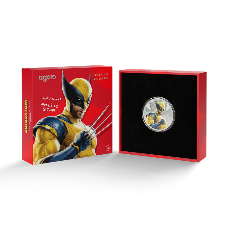 2026 1oz Fine Silver Collectible - Wolverine - presentation and packaging