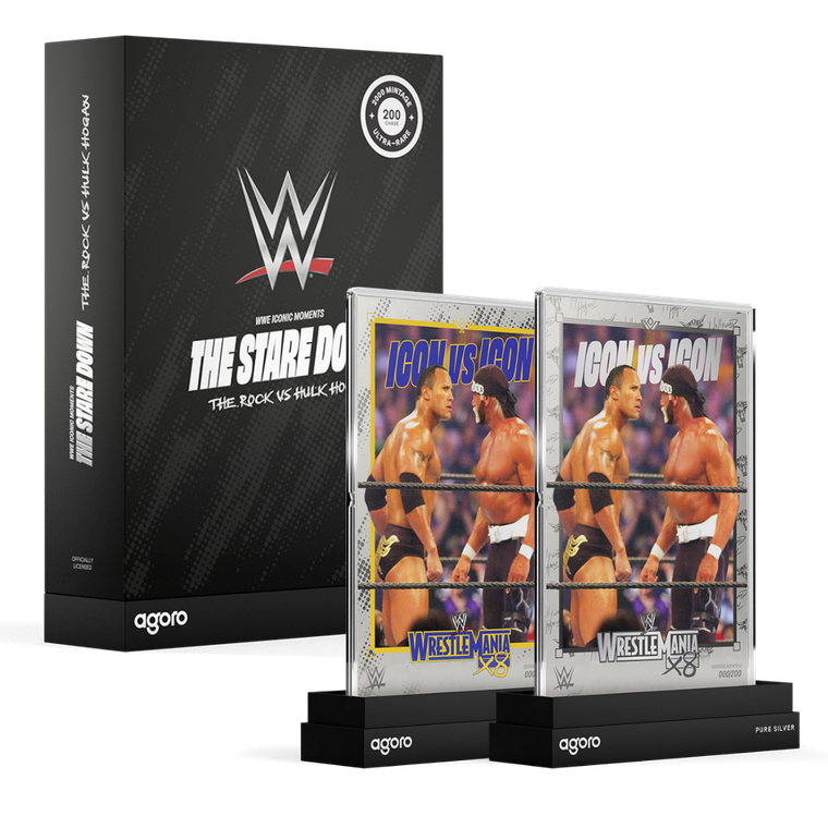 WWE - WrestleMania X8 - Rock vs Hulk - Stare Down