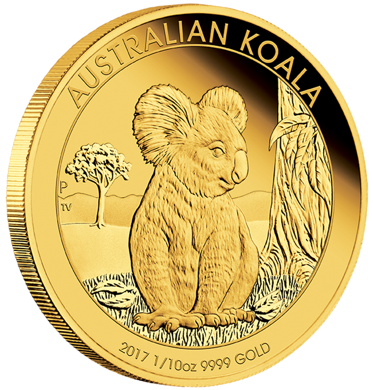 2017 1/10oz Australian Koala Gold Proof Coin