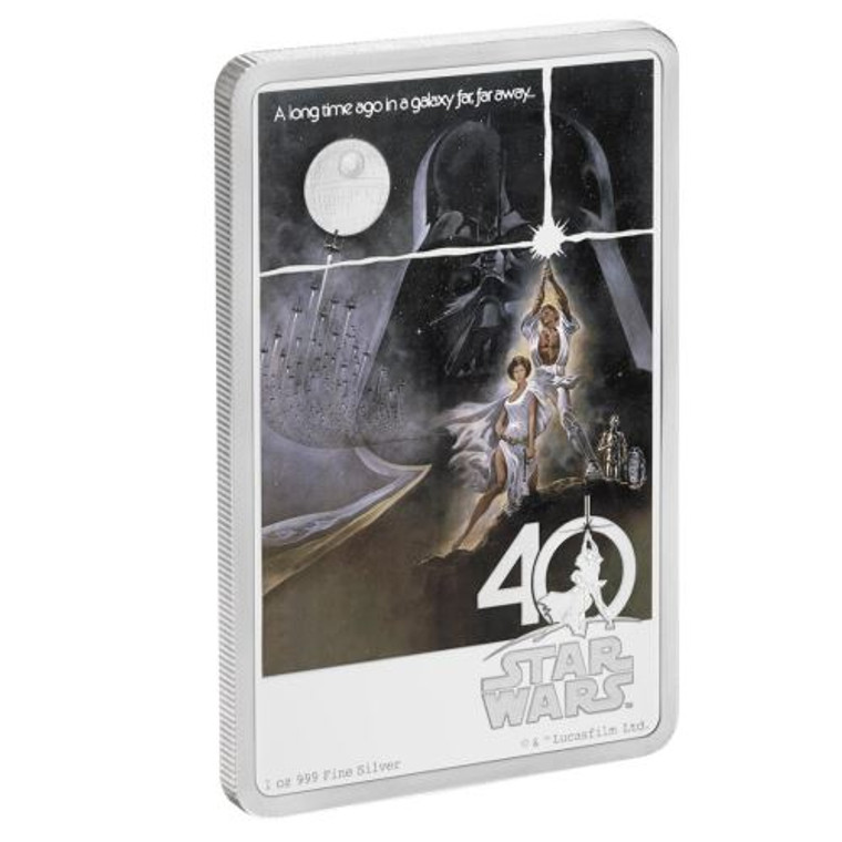 2017 Star Wars 40th Anniversary 1oz Silver Proof Coin