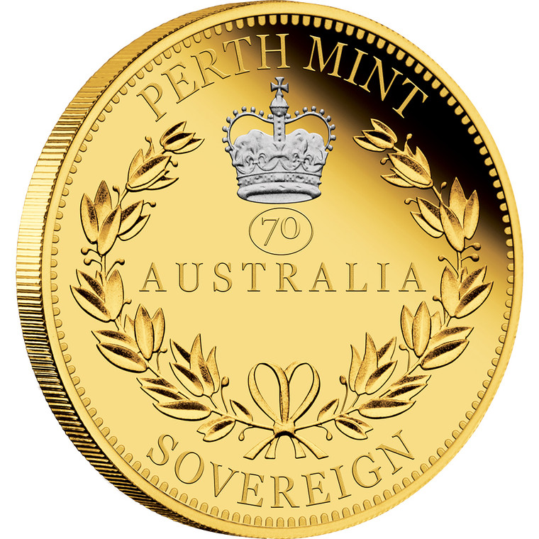 Australia Sovereign 2022 Gold Proof Coin - reverse