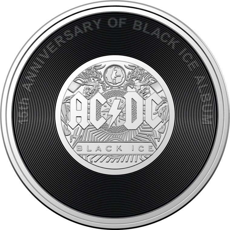 5th anniversary of AC/DC 2022/2023 20c Coloured Uncirculated 6 Coin ...
