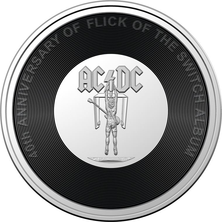 5th anniversary of AC/DC 2022/2023 20c Coloured Uncirculated 6 Coin ...