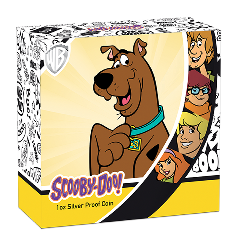 2018 SCOOBY-DOO 1oz Silver Proof Coin - Presented by The Coin Company ...