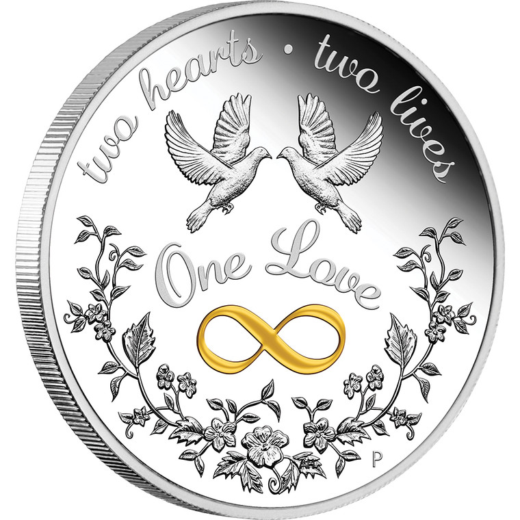 One Love 2023 1oz Silver Proof Coin - reverse
