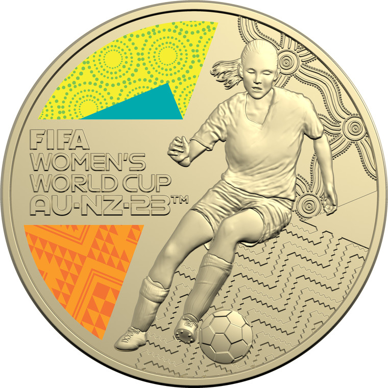 2023 $1 Coloured Uncirculated Coin – FIFA Women’s World Cup 2023 REV