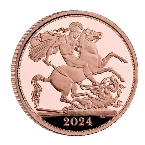The Half Sovereign 2024 Gold Proof Coin Presented by The Coin Company