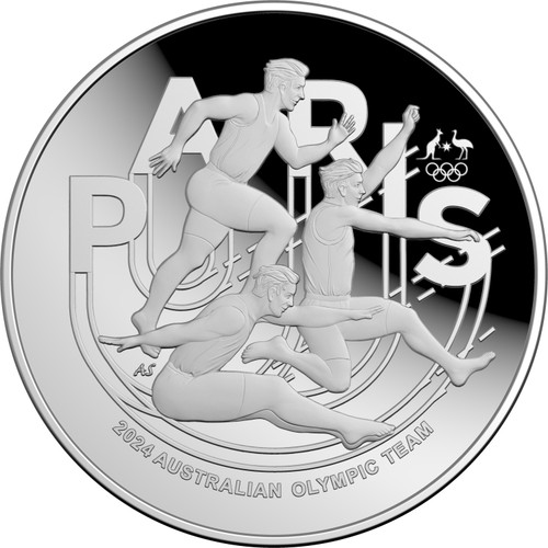 RAM Combo: Australian Olympic Team 2024 $5 Fine Silver Proof Domed